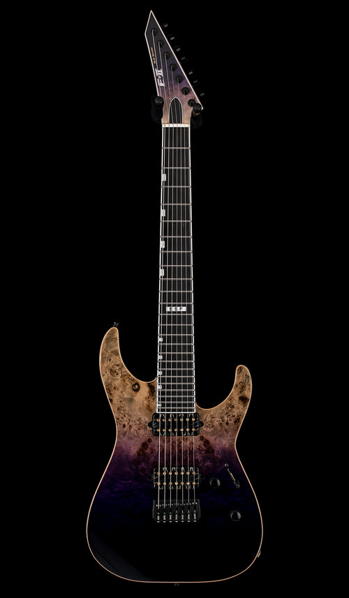 Used ESP E-II M-II 7 HT (2022) - Purple Natural Fade #ES2281253 with Original Hard Case